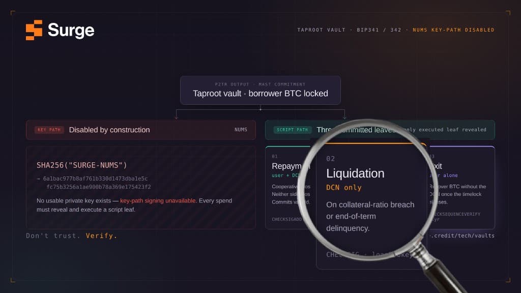 The Liquidation Leaf: The Hardest Part of Bitcoin Lending